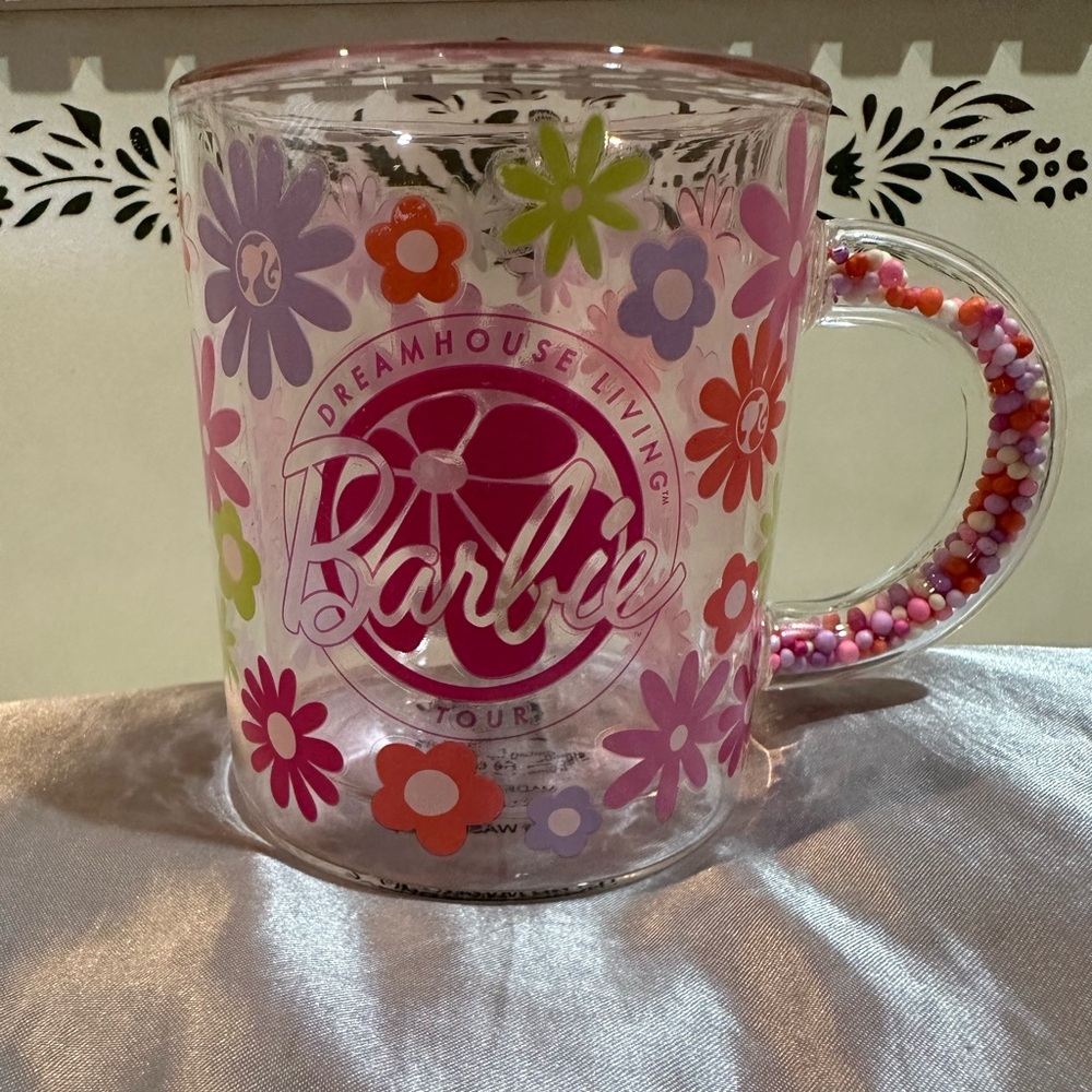 Barbie Truck Glass Sprinkle Mug